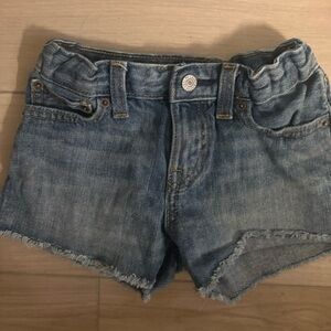 Polo Ralph Lauren girls size 6x frayed button denim shorts